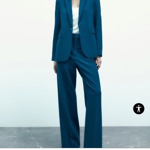 Women Zara STRAIGHT FIT TROUSERS pants